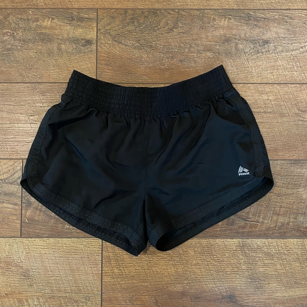 Black athletic shorts